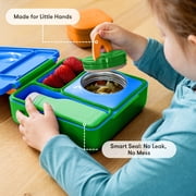 OmieBox Lunch Kit for Kids - Blue Monster Design
