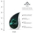thumbnail image 2 of Tiger Lake Green Urn - Small Urns For Human Ashes Keepsake - Urn For Ashes Adult Male - Burial Urns For Adult Human Ashes - Urns For Human Ashes Adult Female - Mini Urn - Cremation Urns -3 Inch 1 Pcs, 2 of 2