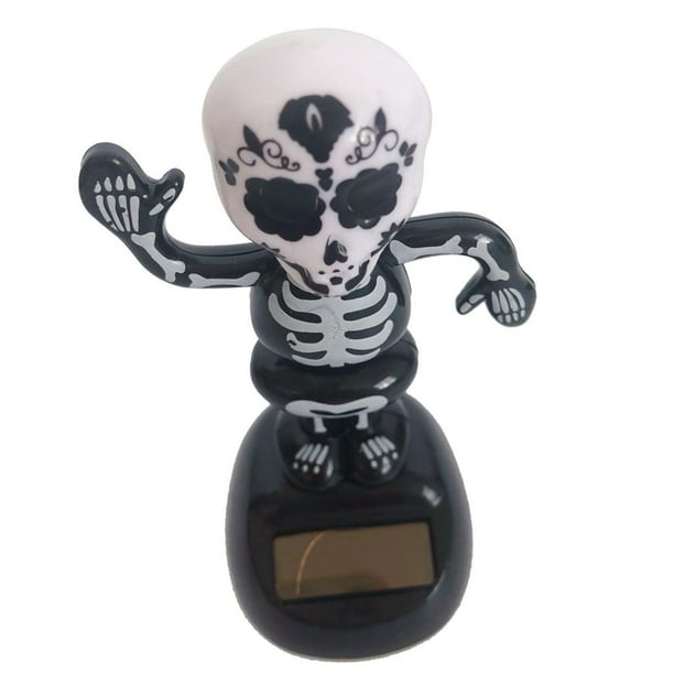Juguetes Oscilantes Accionados Por Energía para La Decoración Del Salpicadero Del Coche, Regalos de Navidad Hombre esqueleto