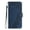Blue, variant on Wallet Case for T Mobile Revvl 8 with Card Holder, Cash Pocket, Kickstand, Magnetic Clasp & Wrist Strap, Geometric Texture Folio Cover Blue