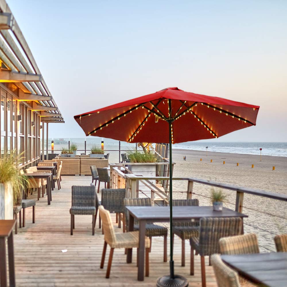 Patio Led Umbrella String Lights 104 Leds 8 Lighting Mode With Remote Control Umbrella Lights Battery Operated Waterproof Outdoor Lighting For Patio Umbrellas Outdoor Use Camping Tents Warm White Walmart Com Walmart Com