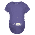 thumbnail image 2 of Maternity Baby Peeking T Shirt Funny Pregnancy Tee for Expecting Mothers, 2 of 7