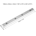 thumbnail image 2 of Unique Bargains Straight Line Connector, 7' Joint Bracket for 4040 Series T Slot 8mm Aluminum Extrusion Profile, 2 Pcs, 2 of 4