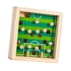 thumbnail image 4 of Juego de mesa de laberinto de madera, laberinto de canicas, juguete Montessori de motricidad fina, equilibrio Verde, 4 of 9