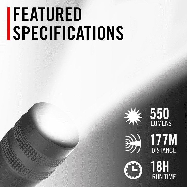 Coast GX15 Waterproof LED Flashlight, 800 Lumens photo 3