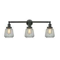Innovations Lighting 205-S Chatham Chatham 3 Light 30" Wide Bathroom Vanity Light - Black