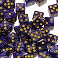 thumbnail image 3 of 100 dados de seis caras de 14 mm para juegos de rol D&amp;D. SUMINISTROS PARA FIESTA. Muebles y... Púrpura, 3 of 9