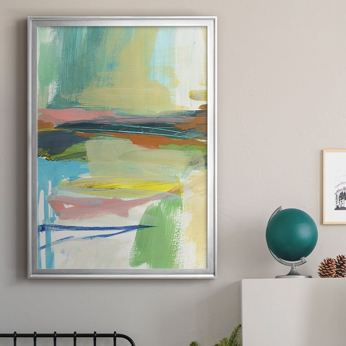 Radiant Horizon III Premium Framed Print, in Gold, Black, or Silver - Ready to Hang