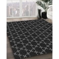 thumbnail image 2 of Ahgly Company Indoor Round Patterned Night Black Area Rugs, 6' Round, 2 of 6