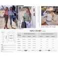 thumbnail image 4 of PRETTYGARDEN Long Sleeve Striped Shirts for Women Soft Ribbed Knit ,Y2k Tshirt,Slim Fit Layering,Cute Tops,Basic Tee,Business Casual Outfits,Spring Fall Trendy Clothes, 4 of 10