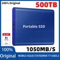 thumbnail image 2 of Disco duro externo SSD portátil T7 de 500 TB, 500 GB, 1 TB, 2 TB, disco duro de estado sólido, compatible con USB 3.2 Gen 2, SSD para computadora portátil, escritorio, PS5, 2 of 5