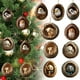 thumbnail image 1 of Adornos para árbol de Navidad - Decoración acrílica colgante de 3,15 pulgadas con estampado de animales • Regalo navideño para familia y compañeros • Set de 1, 1 of 8
