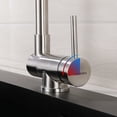 thumbnail image 4 of Grifo de cocina giratorio de 360 grados, grifo de agua fría y caliente de acero inoxidable tipo plegable, fácil instalación y aireador extraíble para un rendimiento óptimo, 4 of 5