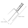 thumbnail image 2 of HEATSHAKING 1Pack Silver Beach Umbrella Sand Anchor Metal Base for Picnics and Camping Trips, 2 of 8