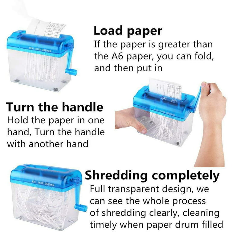Shredder Mini - Hand Cranked Plastic & Can Shredder