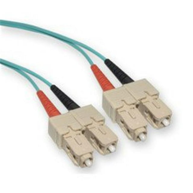 Cable Wholesale SCSC-31005 5 m 10GB Aqua SC-SC Multimode Duplex Fiber Optic Cable