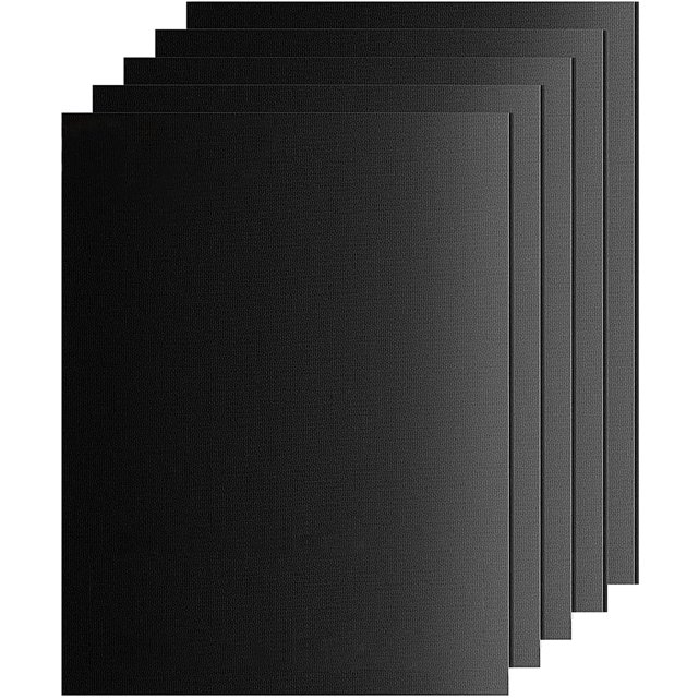 Alfombrilla para hornear barbacoa, paquete de 5 alfombrillas para hornear de teflón antiadherente 40 x 33 cm parrilla de gas, alfombrilla para hornear papel para hornear reutilizable, para parrilla d TUNC Sencillez