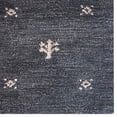thumbnail image 5 of Rugsotic Carpets Handmade Rugs Hand Knotted Loom Square 10'x10' Charcoal White Wool for Indoor Use, 5 of 5