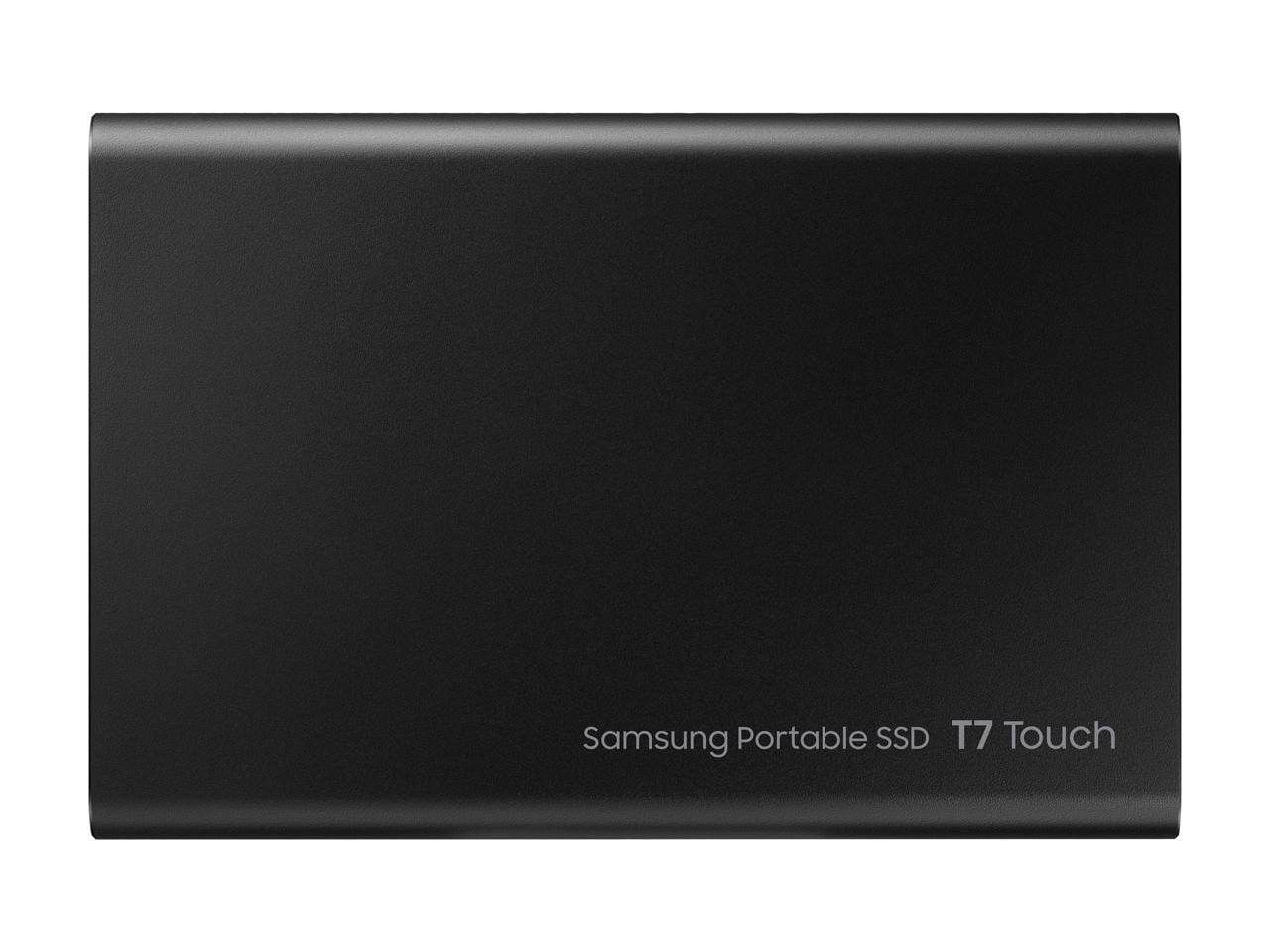 Samsung 1TB Portable SSD T7 Touch USB 3.2, Black - Walmart.com