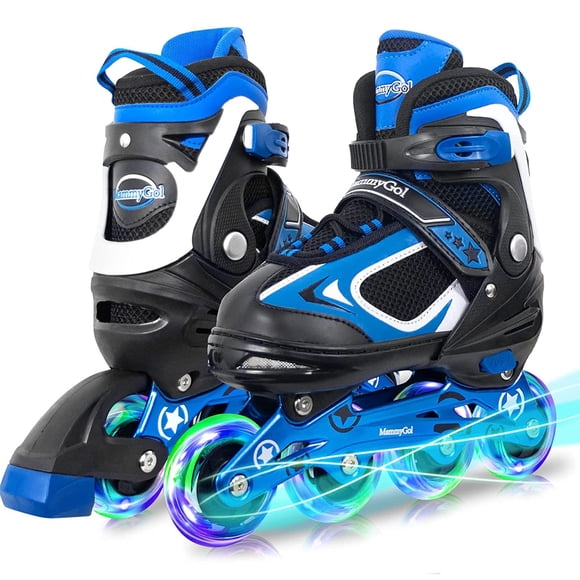 Patines en línea MammyGol para niños con ruedas iluminadas de 10 a 13 años