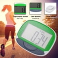 thumbnail image 3 of Multi-functional Step Counter 3D Pedometer with Clip for Fitness for Tracking / Walking Distance / Calories Portable Fitness Monitor with Clock Function, 3 of 6