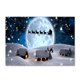 thumbnail image 1 of Tapete navideño TUNC Alfombra con motivos navideños Rutschfest y Leicht zu Reinigen, 1 of 5