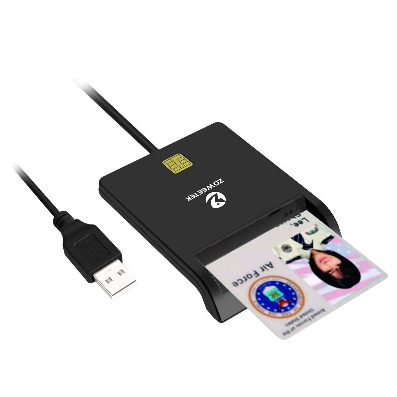 Adesso SCR-100 TAA CAC USB Smart Card Reader - Walmart.com