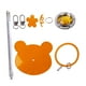 thumbnail image 3 of Dispensador de hilo portátil con pulsera para el cuidado del hilo. El almacenamiento del hilo previene oso naranja, 3 of 9
