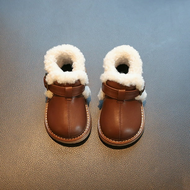 Infant girls brown boots hot sale