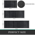 thumbnail image 3 of Black Boho Kitchen Rugs Set of 3,Moroccan Modern Farmhouse Kitchen Mats for Floor,Geometric Pattern Non-Slip Washable Sink Mats Home Decor Doormat+Runner Rug, 3 of 6