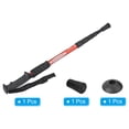 thumbnail image 3 of Uxcell Trekking Poles, Collapsible Hiking Pole 43 Inch with Mud Basket, Red, 3 of 5
