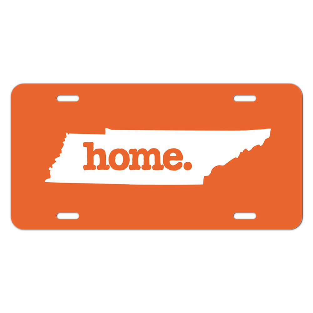 Tennessee TN Home State Novelty Metal Vanity License Tag Plate Solid