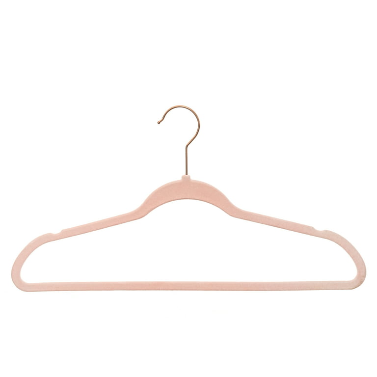 1 Set Of 20/30/50 Non-Slip Velvet Hangers, 30cm, Round Shoulder, No Bumps,  With Velvety Surface, For Home Storage And Organization