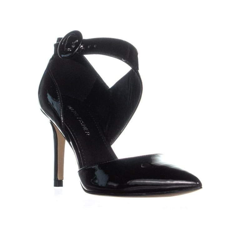 Womens Marc Fisher Dianora Ankle Strap Pointed Toe Heels Black Walmart