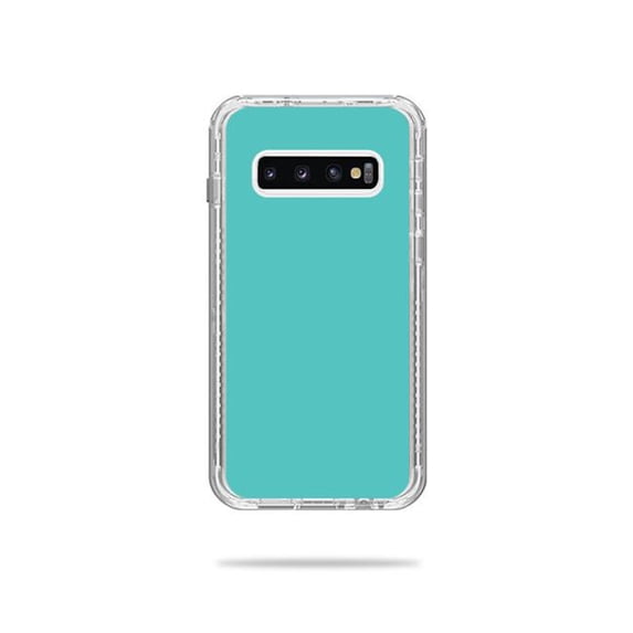 MightySkins LIFNESA10-Solid Turquoise Skin for Lifeproof Next Case Samsung Galaxy S10 - Solid Turquoise