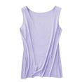 thumbnail image 4 of Breathable Seamless Ribbed Tank Top for Women Sleeveless Stretch Camisole Soft Comfortable Summer Layering Essential, 4 of 7
