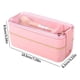 thumbnail image 2 of Wheatss Straw Lunch Box Transparent Lid Double Layer Plastic Lunch Boxes, 2 of 2