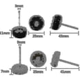 thumbnail image 4 of Abrasive Buffing Wheels, Buffing Polishing Wheel Set 80/150/240/300 Grit For Tool(40pcs), 4 of 4