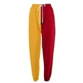 thumbnail image 5 of BRDFRL Womens Sweatpants with Pockets Cotton Solid Color Drawstring Women's Pants with Pockets Sweat Pants Trousers Yellow S, 5 of 7