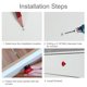 thumbnail image 3 of Pomos de Cerámica Tirador Muebles Armario Gabinete Tocador Puerta Pomo Redondo Reemplazo Rojo 8pcs, 3 of 7