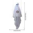 thumbnail image 5 of Halloween Decorations Ghost Holding Pumpkin Swing Hanging Decoration, Battery Operated Light Up Ornament, Halloween Outdoor Yard Porch Tree Party Decor, 5 of 5