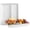 A-White Platter-12 Inches, variant on 10 Inches B-Black Platter Ceramic Serving Tray