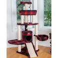 thumbnail image 2 of Armarkat Real Wood Cat Tree Model B5806, Black & Red Tartan Plaid, 2 of 9