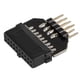 thumbnail image 4 of Divisor de placa base USB Adaptador de conversión de enchufe hembra en panel frontal de USB 2.0 de 9 pines a USB 3.0 de 19 pines, 4 of 12