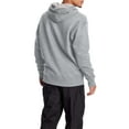 thumbnail image 2 of Champion Men's Powerblend Fleece Chest Script Logo Hoodie, up to Size 2XL, 2 of 5