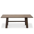 thumbnail image 7 of Winry Mid Century Modern Style Solid Wood Walnut 78" Rectangular Dining Table, 7 of 7