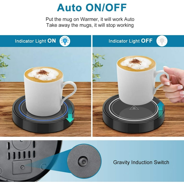 BESTINNKITS Smart Coffee Mug Warmer, Auto On/Off Gravity-induction