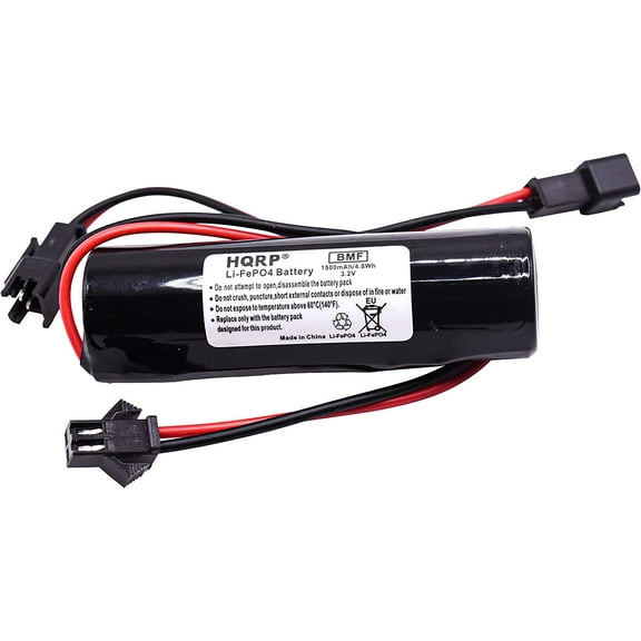 HQRP Battery LiFePO4 Compatible with Gama Sonic GS-150 GS-127 GS-126 GS-124 Solar Light Lamp