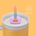 thumbnail image 4 of Vaso de viaje Owala de acero inoxidable con aislamiento de 1,2 L, color naranja, 4 of 5