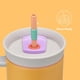 thumbnail image 4 of Vaso de viaje Owala de acero inoxidable con aislamiento de 1,2 L, color naranja, 4 of 5